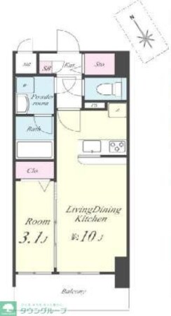 アン・ボルヌの物件間取画像